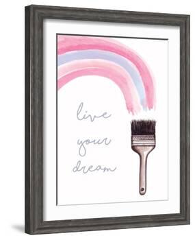 Live Your Dream-Elizabeth Tyndall-Framed Art Print