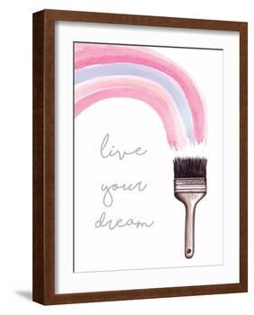 Live Your Dream-Elizabeth Tyndall-Framed Art Print