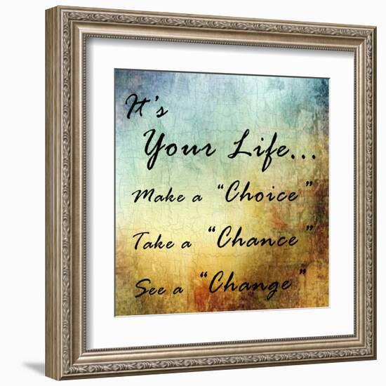 Live Your Life-Sheldon Lewis-Framed Art Print