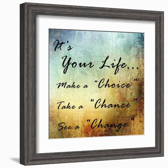 Live Your Life-Sheldon Lewis-Framed Art Print