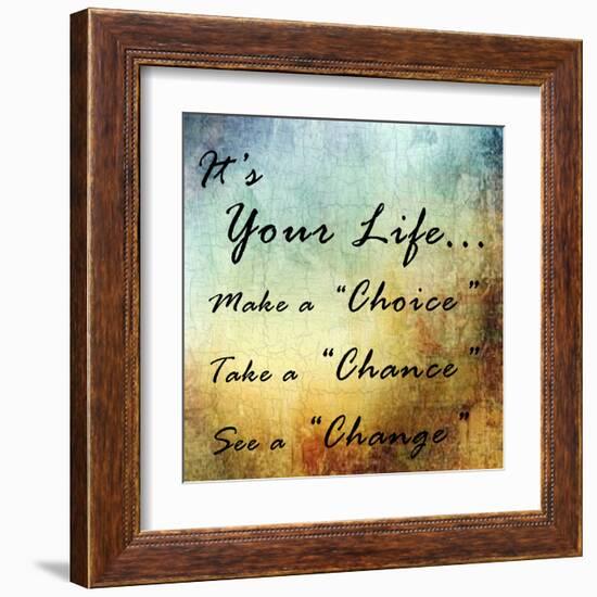 Live Your Life-Sheldon Lewis-Framed Art Print