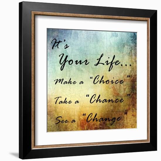 Live Your Life-Sheldon Lewis-Framed Art Print