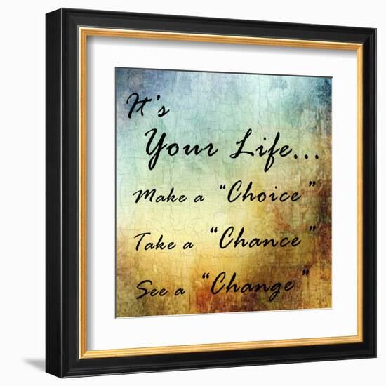 Live Your Life-Sheldon Lewis-Framed Art Print