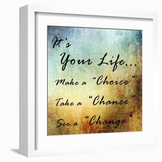 Live Your Life-Sheldon Lewis-Framed Art Print