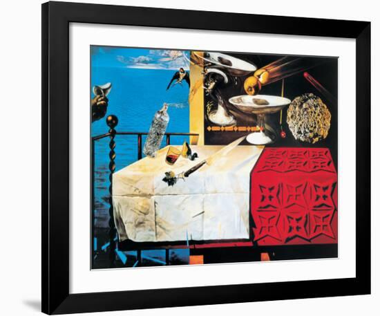 Lively Still Life-Salvador Dalí-Framed Art Print