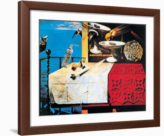 Lively Still Life-Salvador Dalí-Framed Art Print