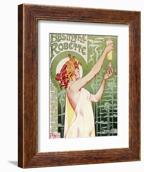 Livemont Absinthe Robette Archival-null-Framed Giclee Print