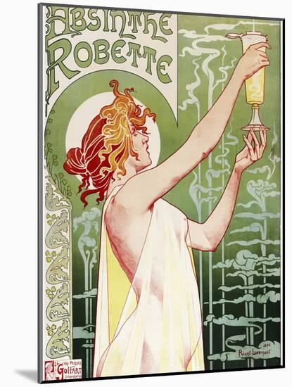 Livemont Absinthe Robette Archival-null-Mounted Giclee Print