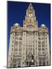 Liver Building, Pierhead, UNESCO World Heritage Site, Liverpool, Merseyside, England, UK, Europe-Rolf Richardson-Mounted Photographic Print