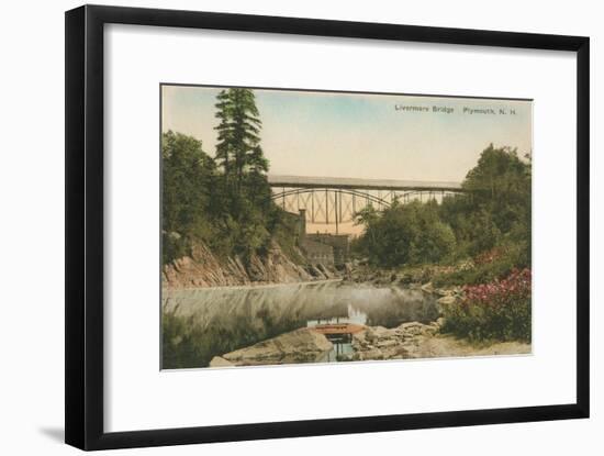 Livermore Bridge, Plymouth, New Hampshire-null-Framed Art Print