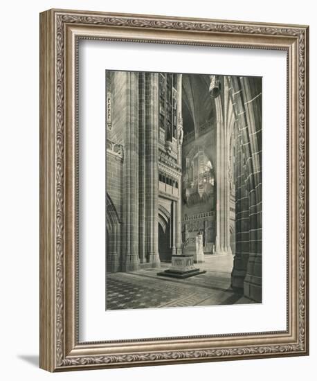 Liverpool Cathedral: General View from Memorial Transept. Architect, Sir G. Gilbert Scott, 1924-Unknown-Framed Giclee Print