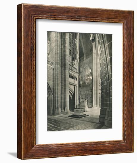 Liverpool Cathedral: General View from Memorial Transept. Architect, Sir G. Gilbert Scott, 1924-Unknown-Framed Giclee Print