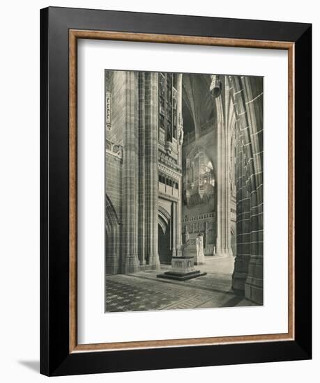 Liverpool Cathedral: General View from Memorial Transept. Architect, Sir G. Gilbert Scott, 1924-Unknown-Framed Giclee Print