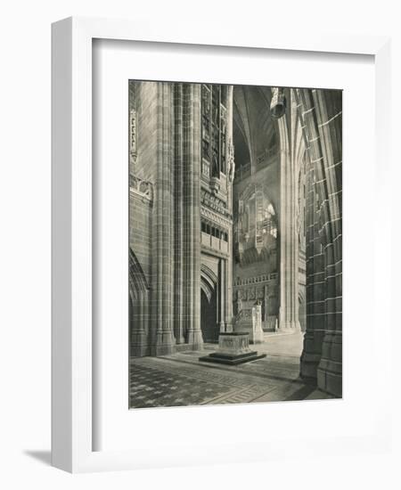 Liverpool Cathedral: General View from Memorial Transept. Architect, Sir G. Gilbert Scott, 1924-Unknown-Framed Giclee Print