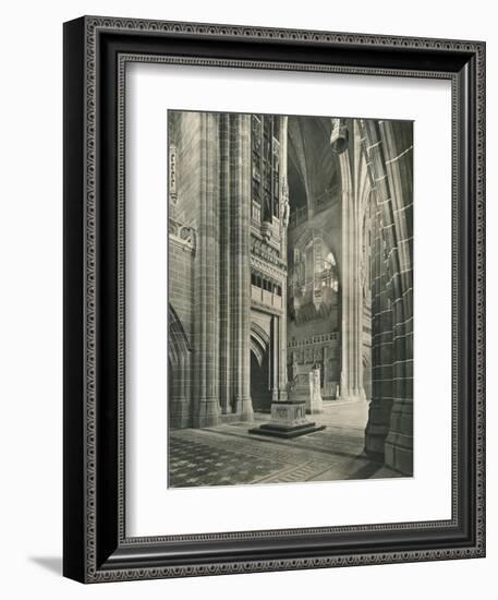 Liverpool Cathedral: General View from Memorial Transept. Architect, Sir G. Gilbert Scott, 1924-Unknown-Framed Giclee Print