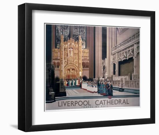 Liverpool Cathedral II-null-Framed Art Print