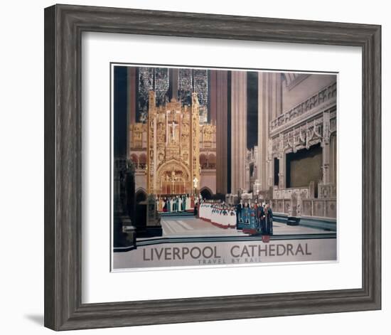 Liverpool Cathedral II-null-Framed Art Print