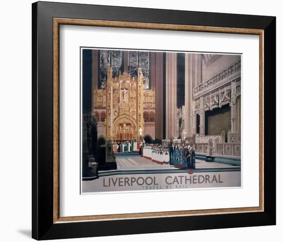 Liverpool Cathedral II-null-Framed Art Print