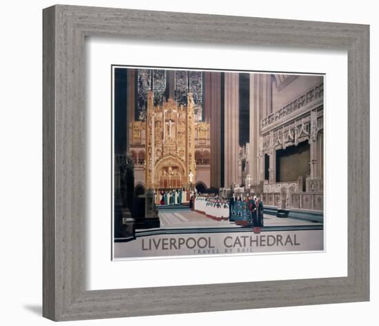 Liverpool Cathedral II-null-Framed Art Print