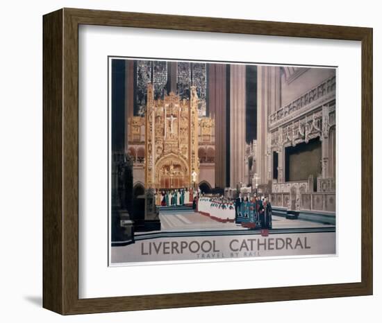 Liverpool Cathedral II-null-Framed Art Print