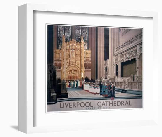 Liverpool Cathedral II-null-Framed Art Print