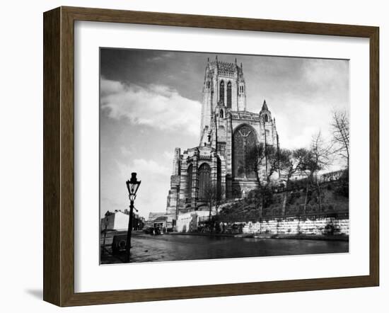 Liverpool Cathedral-Liverpool Post Echo Archive-Framed Photographic Print