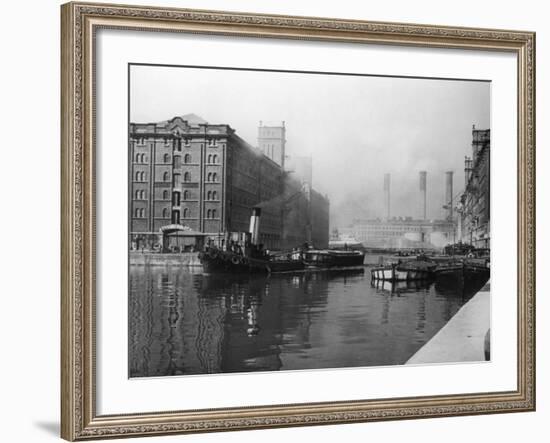 Liverpool Docks-null-Framed Photographic Print