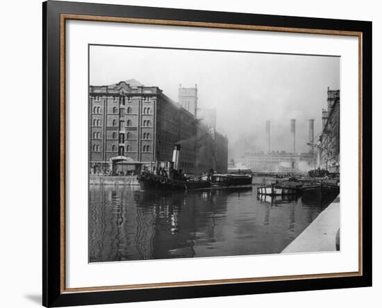 Liverpool Docks-null-Framed Photographic Print