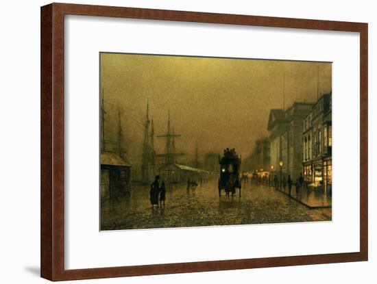 Liverpool Docks-John Atkinson Grimshaw-Framed Giclee Print