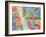 Liverpool England City Street Map-Michael Tompsett-Framed Art Print