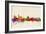 Liverpool England Skyline-Michael Tompsett-Framed Art Print