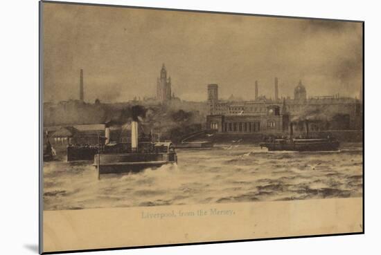 Liverpool, from the Mersey-English Photographer-Mounted Photographic Print