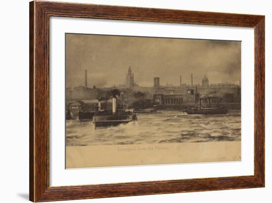 Liverpool, from the Mersey-English Photographer-Framed Photographic Print