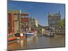 Liverpool Leeds Canal, in the Basin at Skipton, Yorkshire Dales National Park, Yorkshire, England-James Emmerson-Mounted Photographic Print