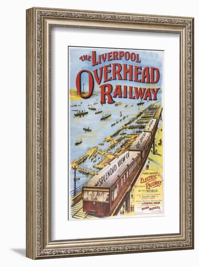 Liverpool Overhead Railways-null-Framed Art Print