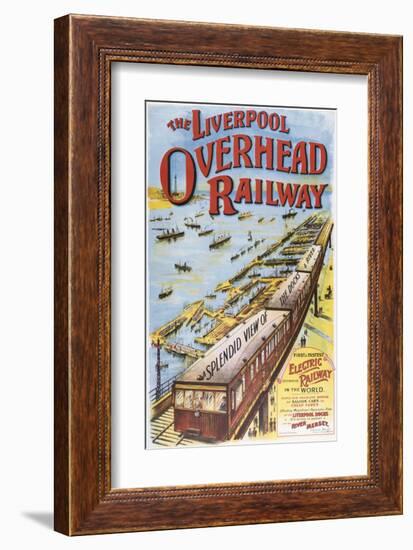 Liverpool Overhead Railways-null-Framed Art Print