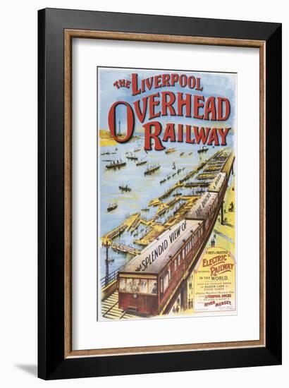 Liverpool Overhead Railways-null-Framed Art Print