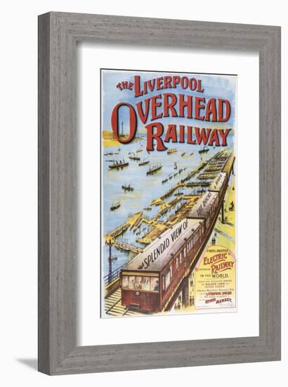 Liverpool Overhead Railways-null-Framed Art Print
