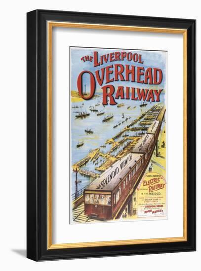 Liverpool Overhead Railways-null-Framed Art Print