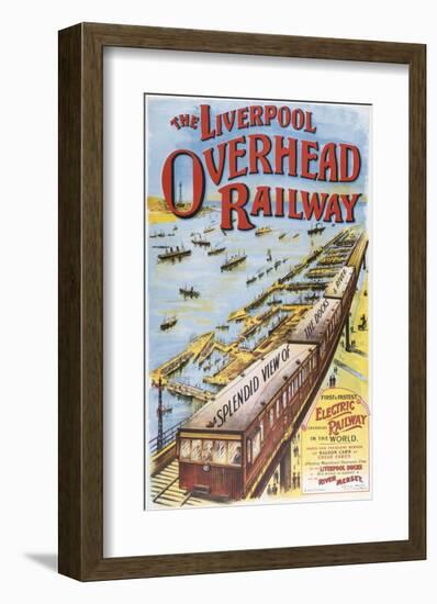 Liverpool Overhead Railways-null-Framed Art Print