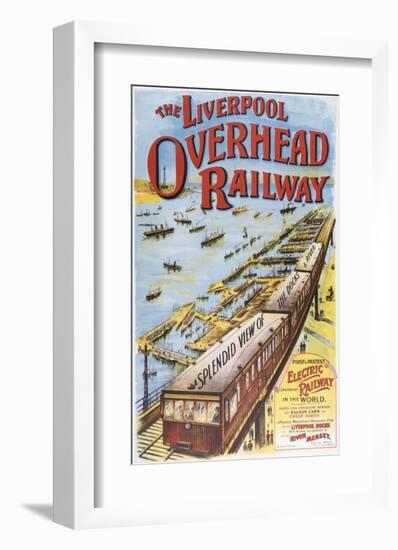 Liverpool Overhead Railways-null-Framed Art Print