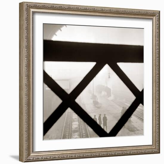 Liverpool Street Station in London-null-Framed Premium Photographic Print