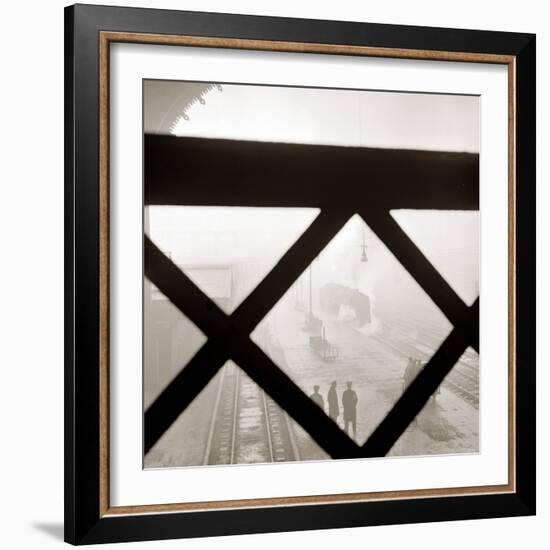 Liverpool Street Station in London-null-Framed Premium Photographic Print