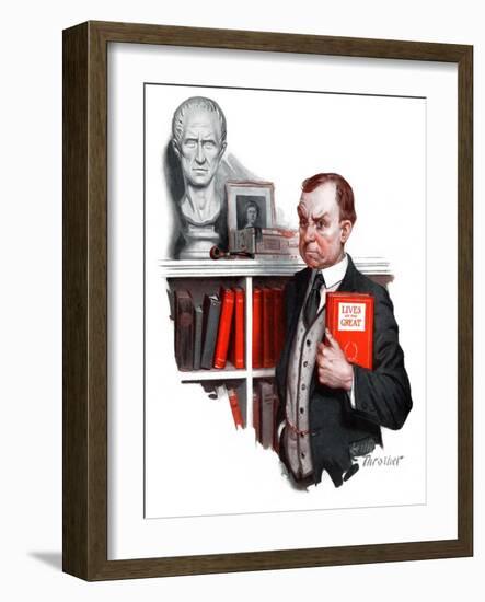 "'Lives of the Saints',"February 24, 1923-Leslie Thrasher-Framed Giclee Print