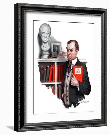 "'Lives of the Saints',"February 24, 1923-Leslie Thrasher-Framed Giclee Print