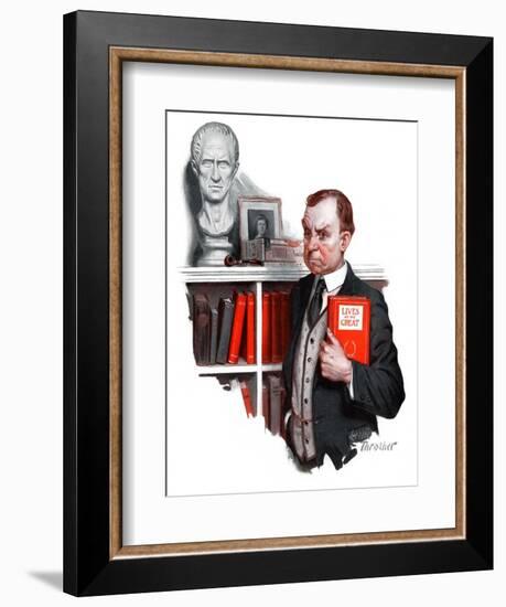 "'Lives of the Saints',"February 24, 1923-Leslie Thrasher-Framed Giclee Print