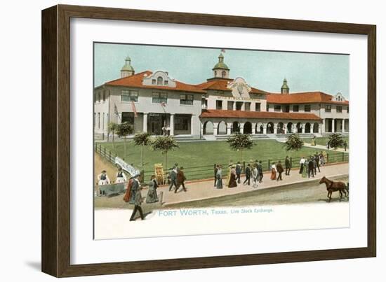 Livestock Exchange, Fort Worth, Texas-null-Framed Art Print