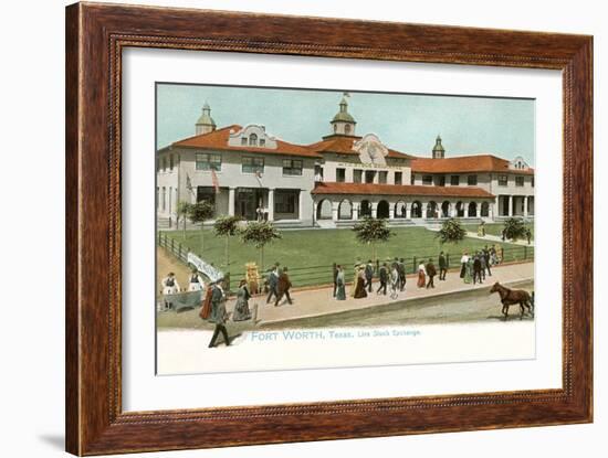 Livestock Exchange, Fort Worth, Texas-null-Framed Art Print