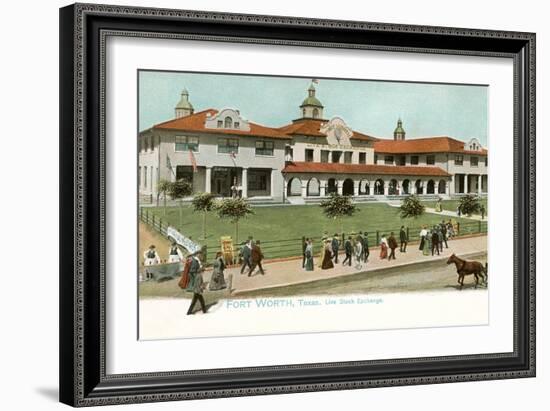 Livestock Exchange, Fort Worth, Texas-null-Framed Art Print