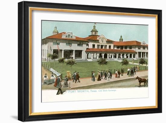 Livestock Exchange, Fort Worth, Texas-null-Framed Art Print